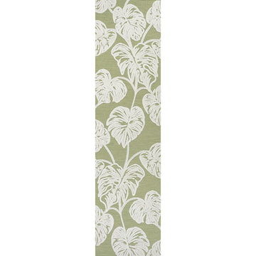 Tobago High-low Two-tone Monstera Leaf Indoor/Outdoor Area Rug